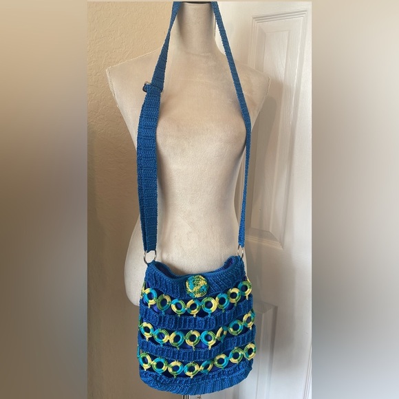 Handmade Crochet Sling bag - Picture 3 of 4